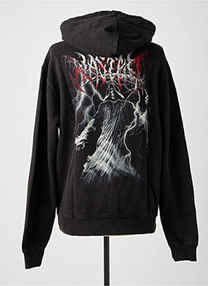 Sweat-shirt à capuche noir WASTED PARIS homme