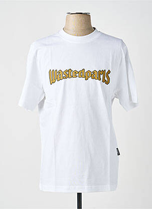 T-shirt blanc WASTED PARIS homme