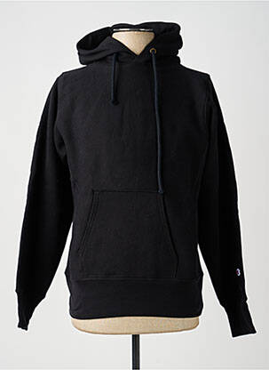 Sweat-shirt à capuche noir CHAMPION homme