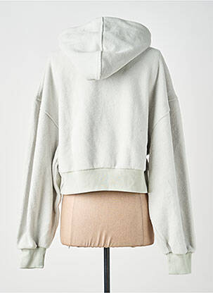 Sweat-shirt à capuche vert DAILY PAPER femme