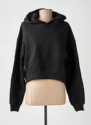 Sweat-shirt à capuche noir DAILY PAPER femme