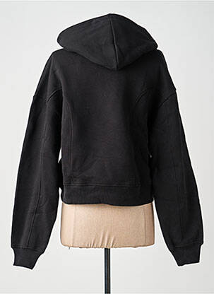 Sweat-shirt à capuche noir DAILY PAPER femme