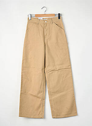 Pantalon droit beige CARHARTT femme