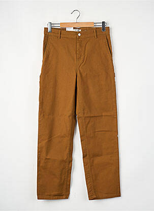 Pantalon droit marron CARHARTT femme