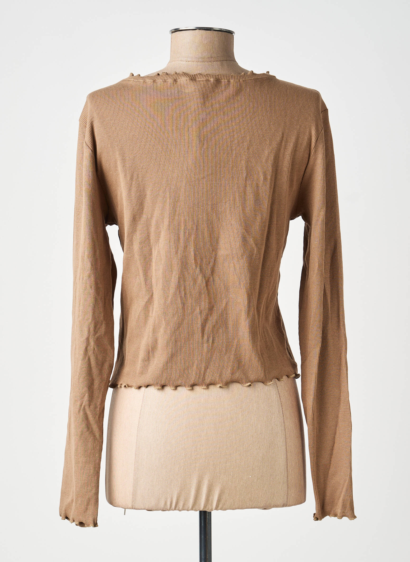 Top marron ONLY femme