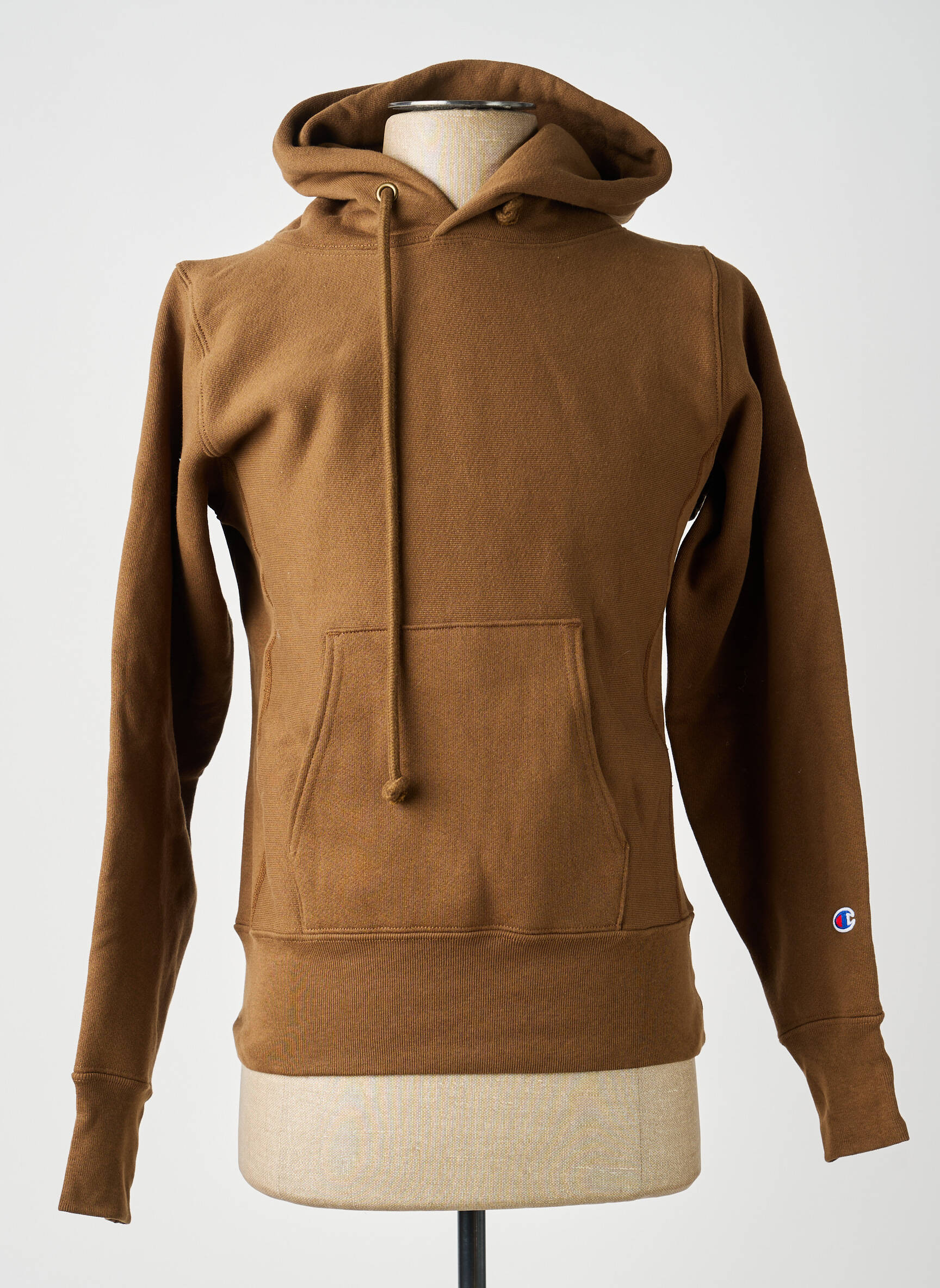 Sweat-shirt à capuche marron CHAMPION homme