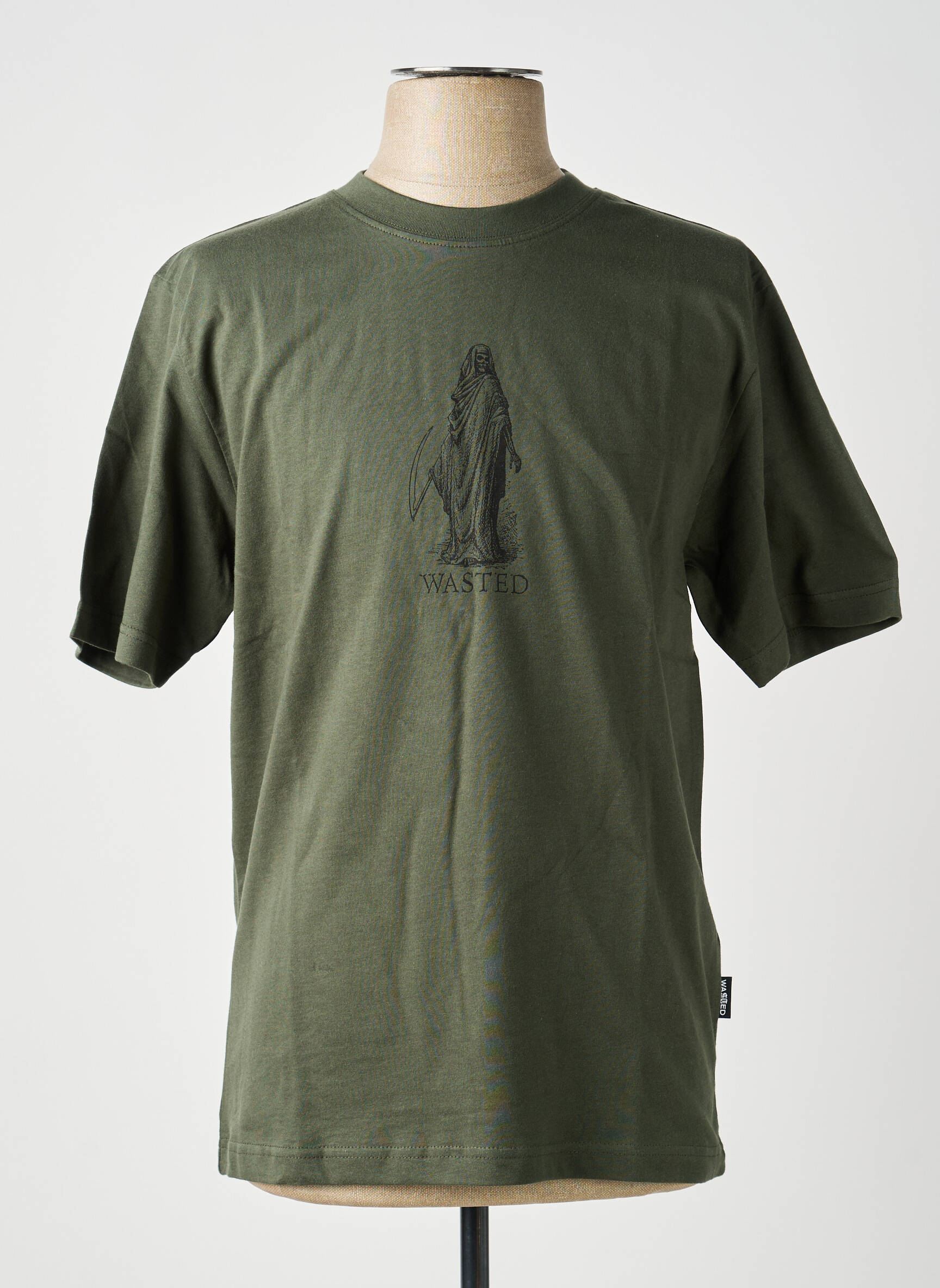 T-shirt vert WASTED PARIS homme