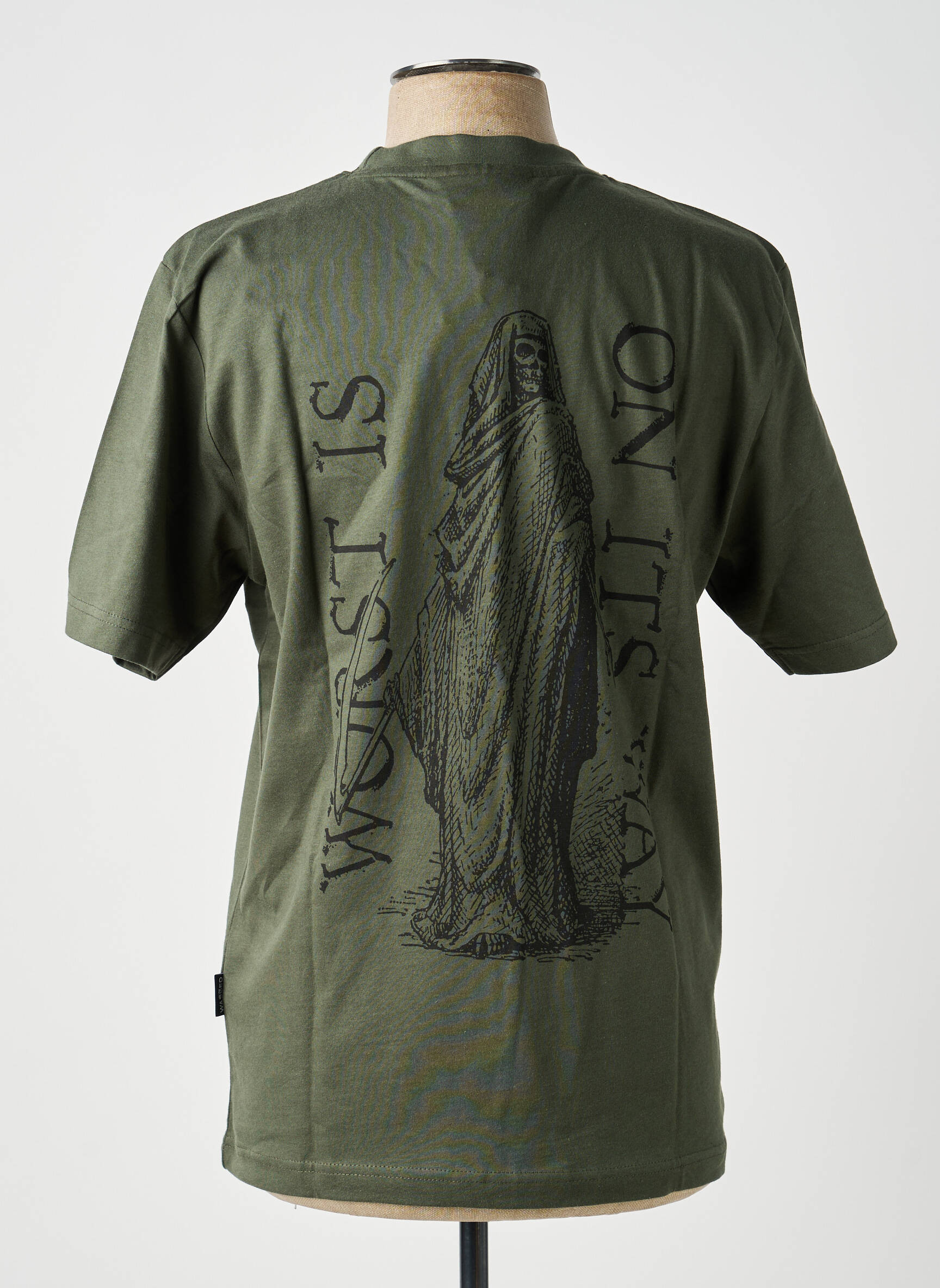 T-shirt vert WASTED PARIS homme
