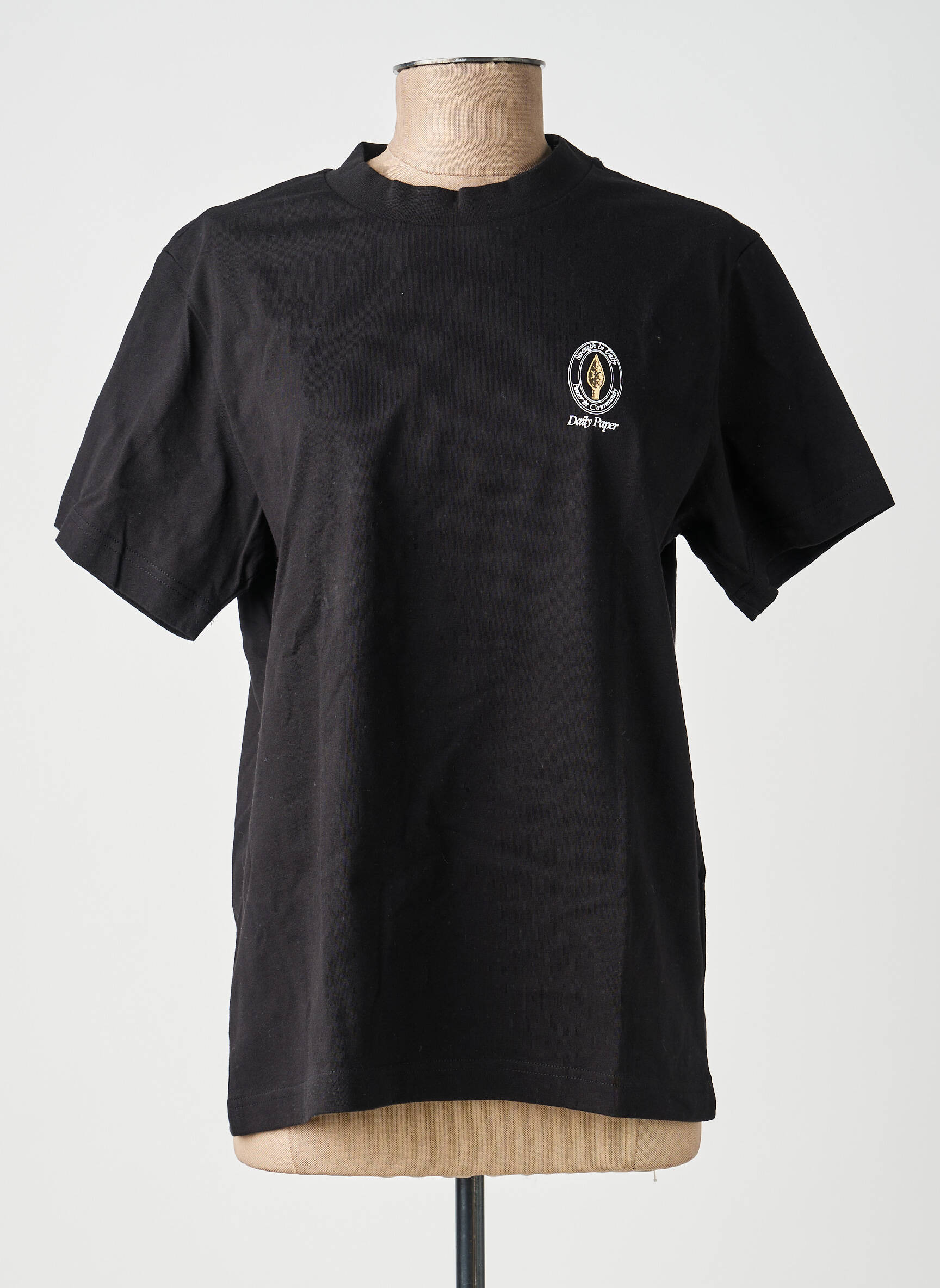 T-shirt noir DAILY PAPER femme