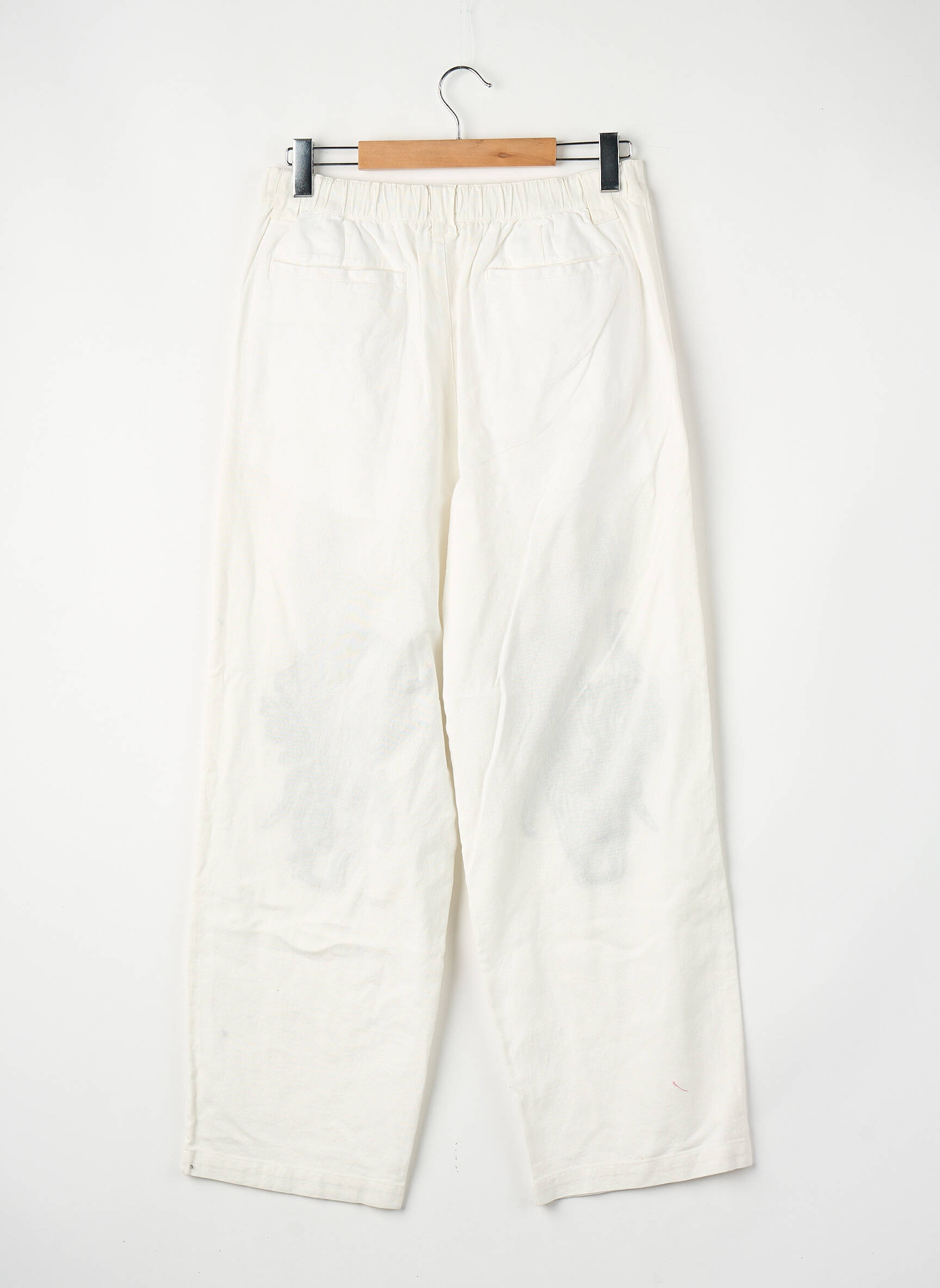 Pantalon droit blanc OBEY femme