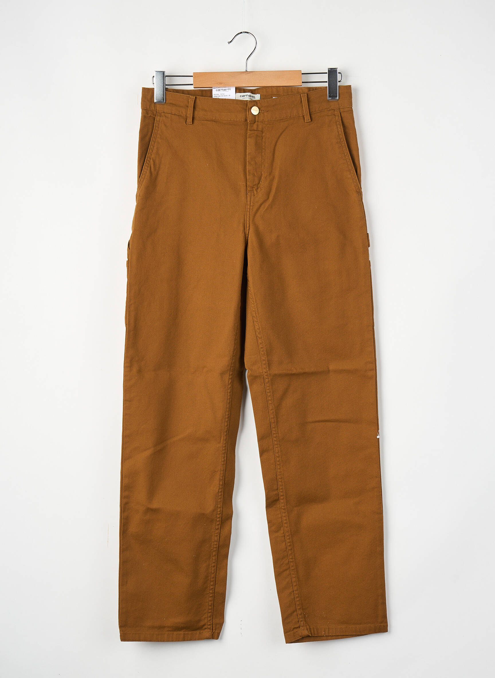 Pantalon droit marron CARHARTT femme