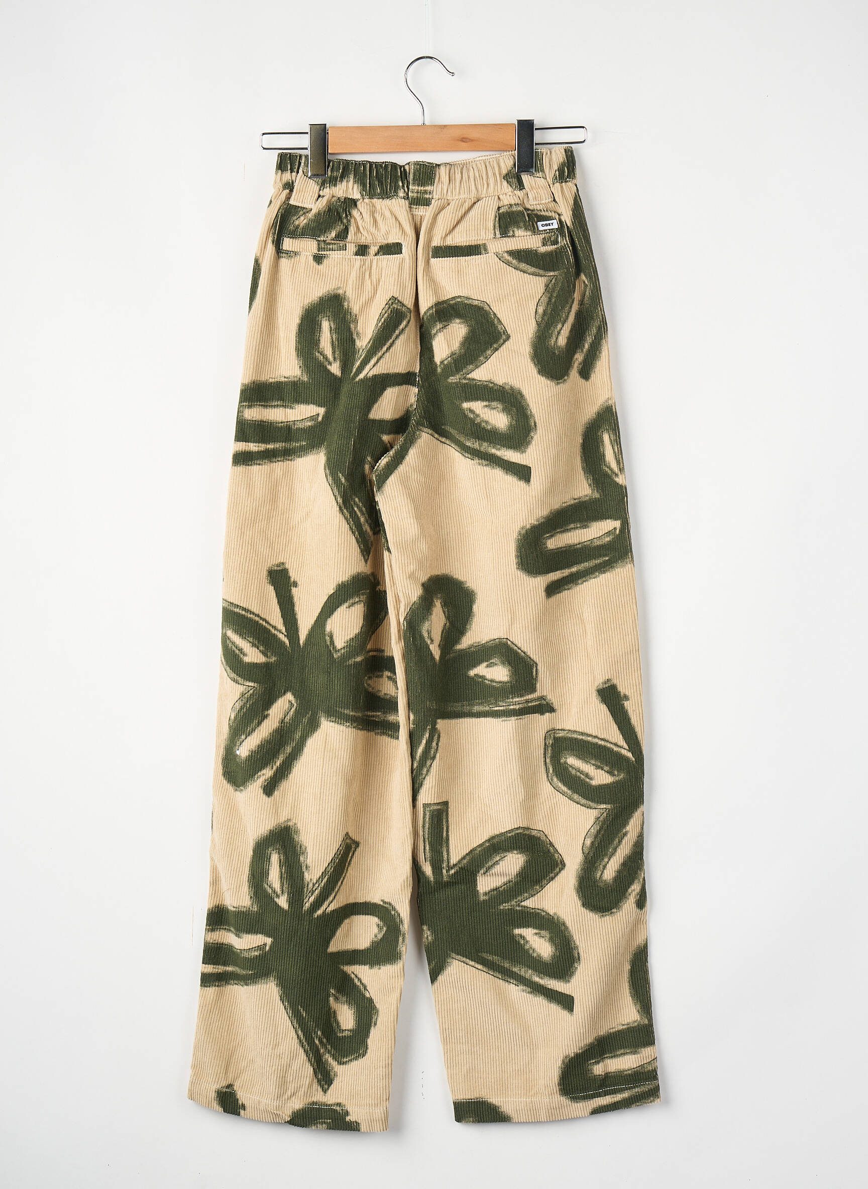Pantalon droit beige OBEY femme