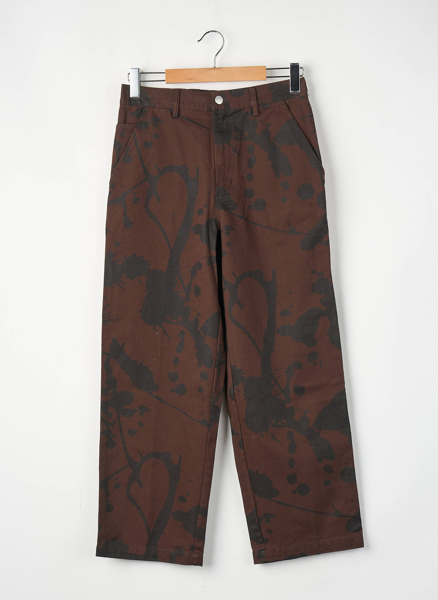 Pantalon droit marron OBEY femme