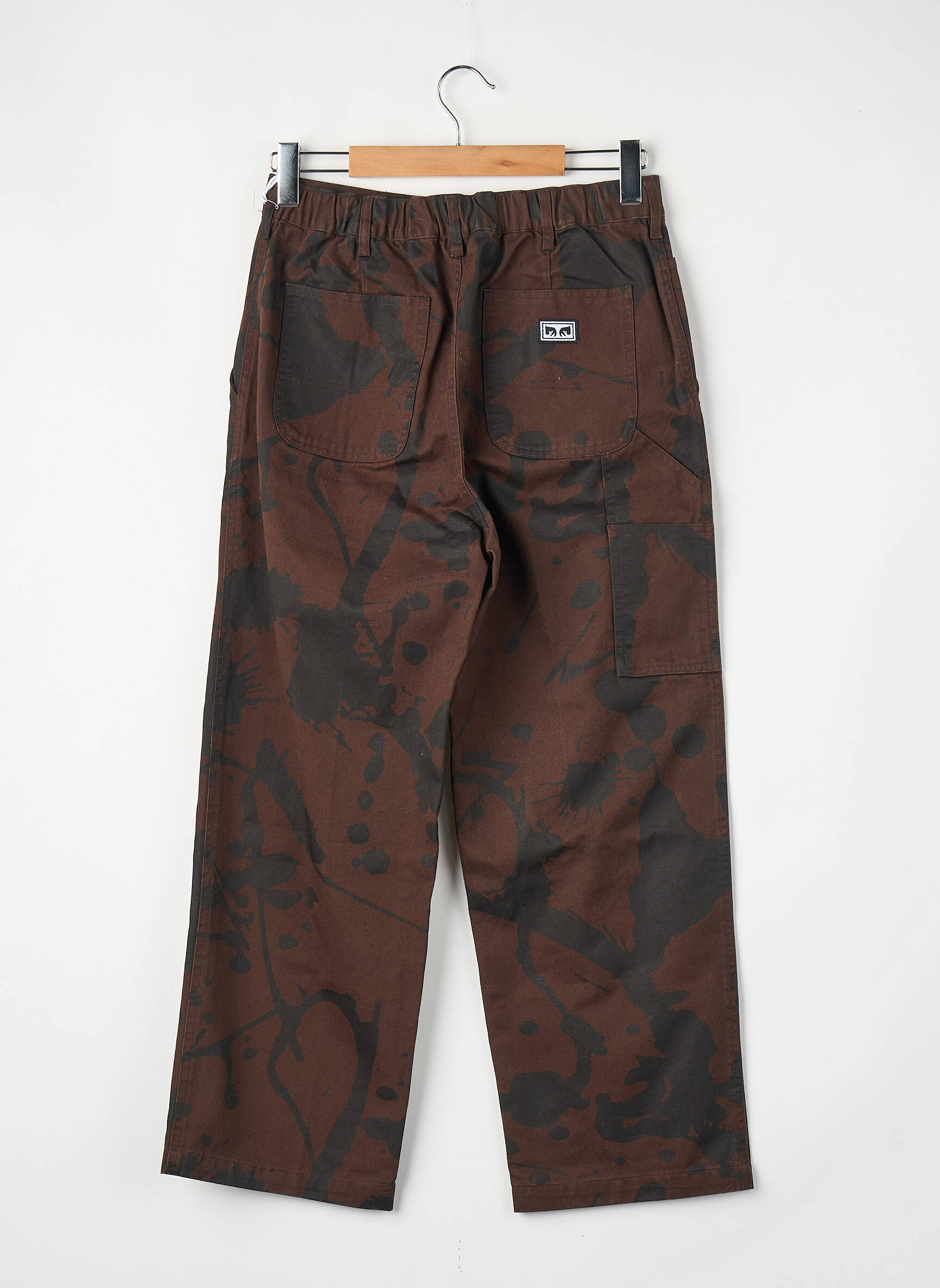 Pantalon droit marron OBEY femme