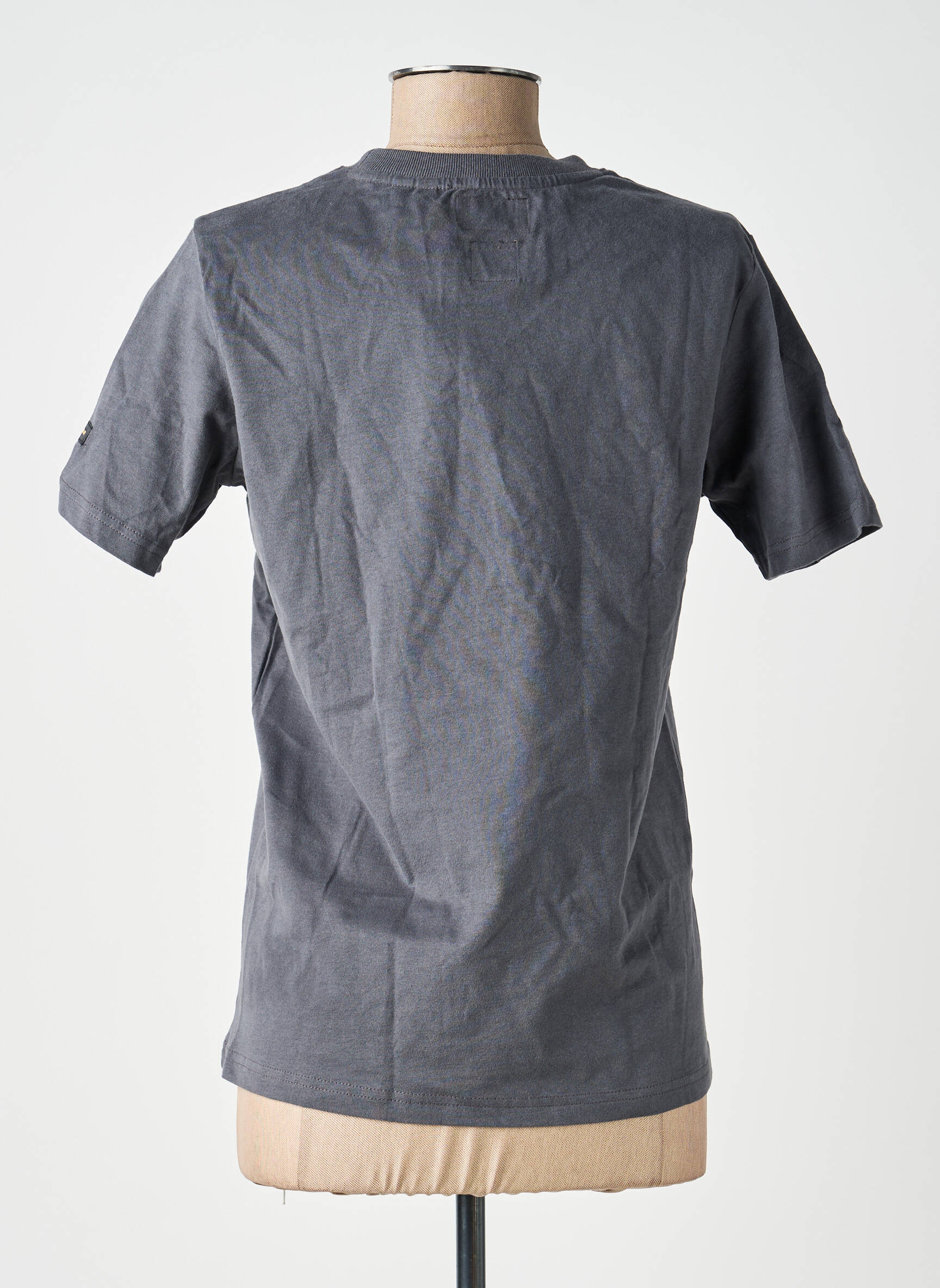 T-shirt gris SUPERDRY femme