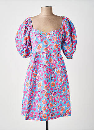 Robe courte bleu GRACE & MILA femme