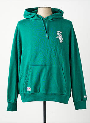 Sweat-shirt à capuche vert NEW ERA homme