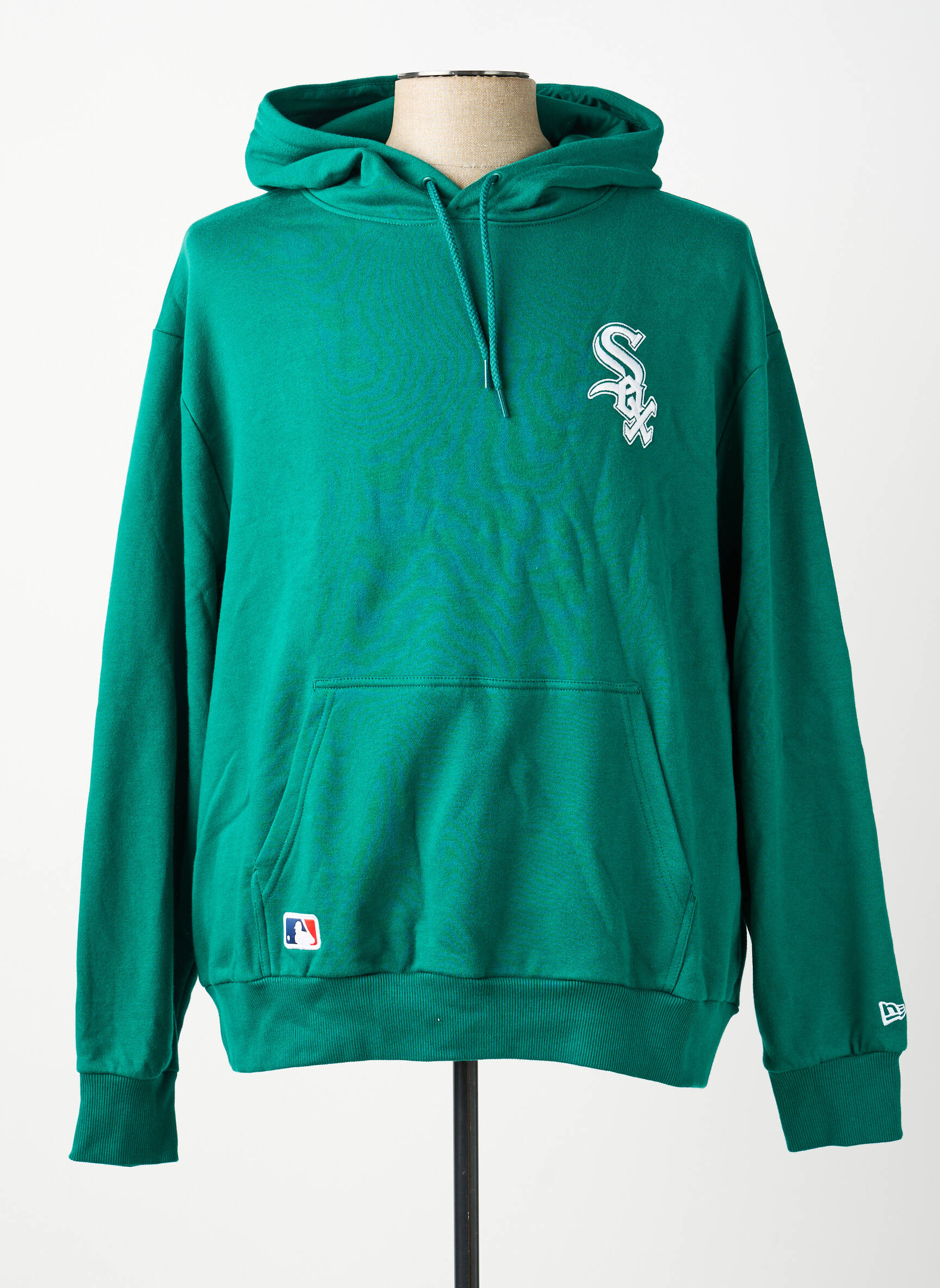 Sweat-shirt à capuche vert NEW ERA homme