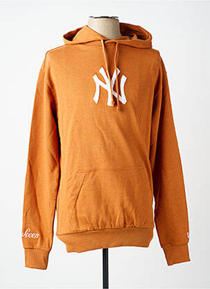 Sweat-shirt à capuche marron NEW ERA homme