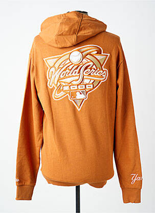 Sweat-shirt à capuche marron NEW ERA homme