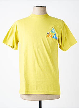T-shirt jaune HUF homme