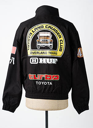 Blouson noir HUF homme