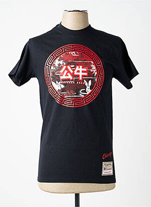 T-shirt noir MITCHELL AND NESS homme