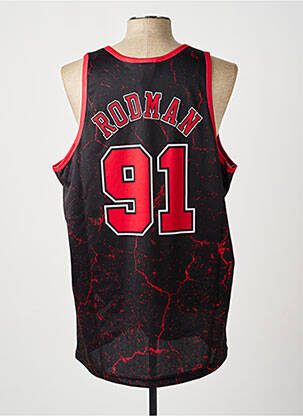 Débardeur rouge MITCHELL AND NESS homme