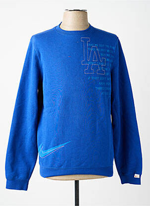 Sweat-shirt bleu NIKE homme