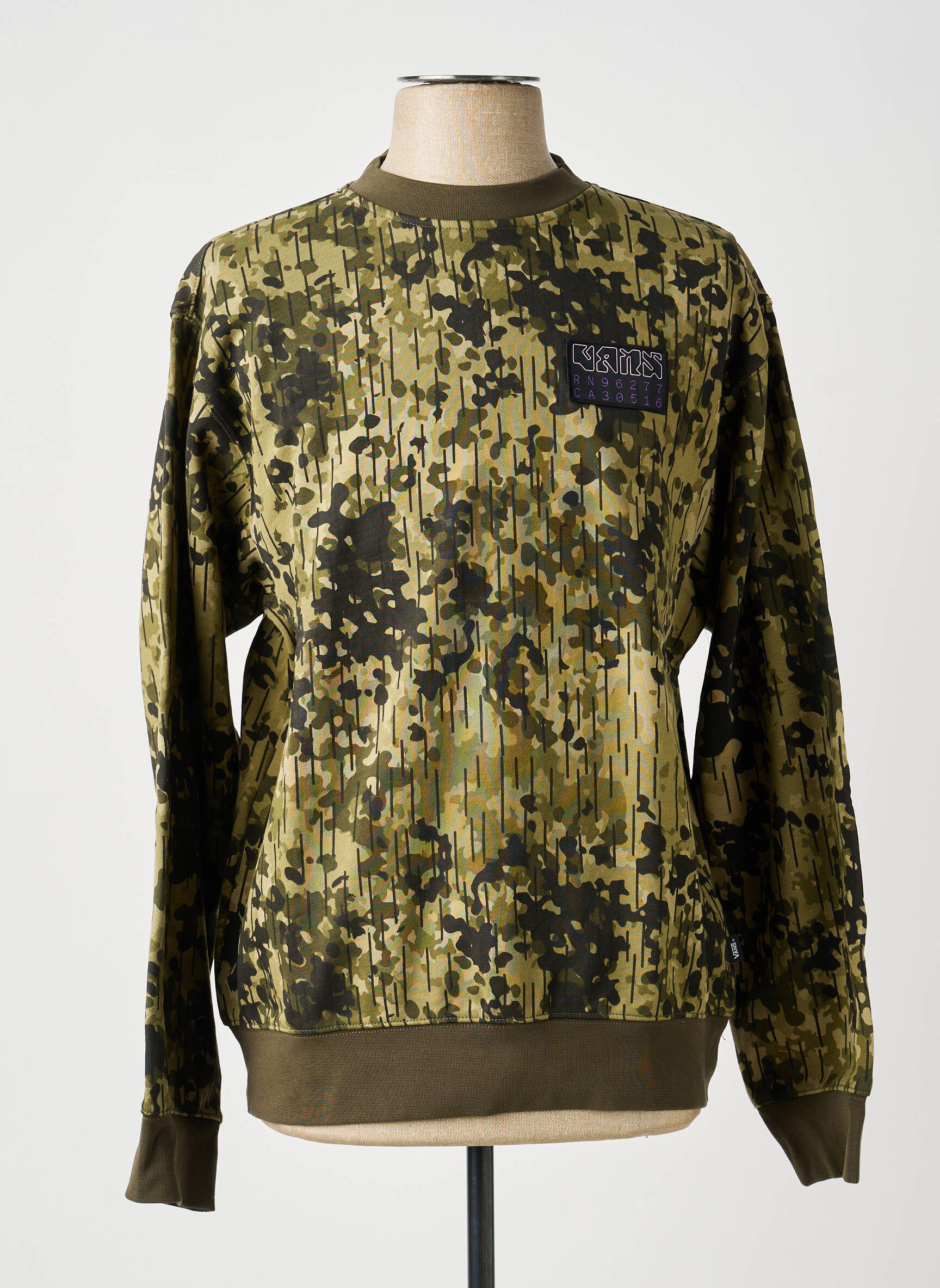 Sweat-shirt vert VANS homme