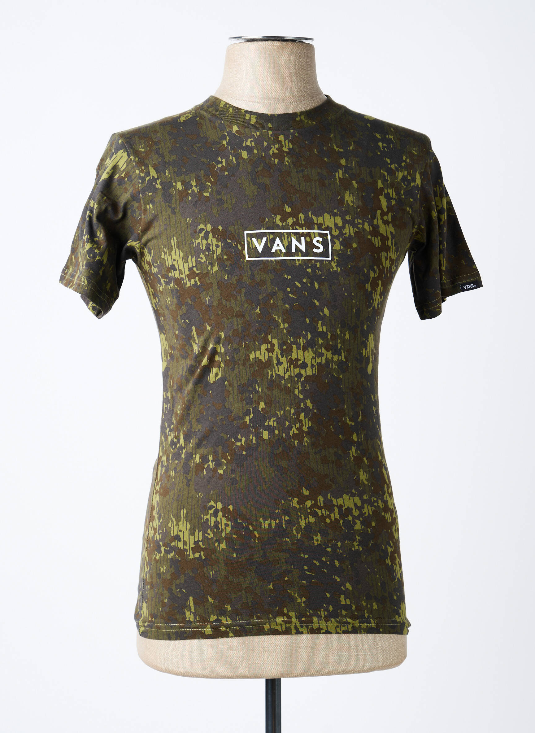 T-shirt vert VANS homme