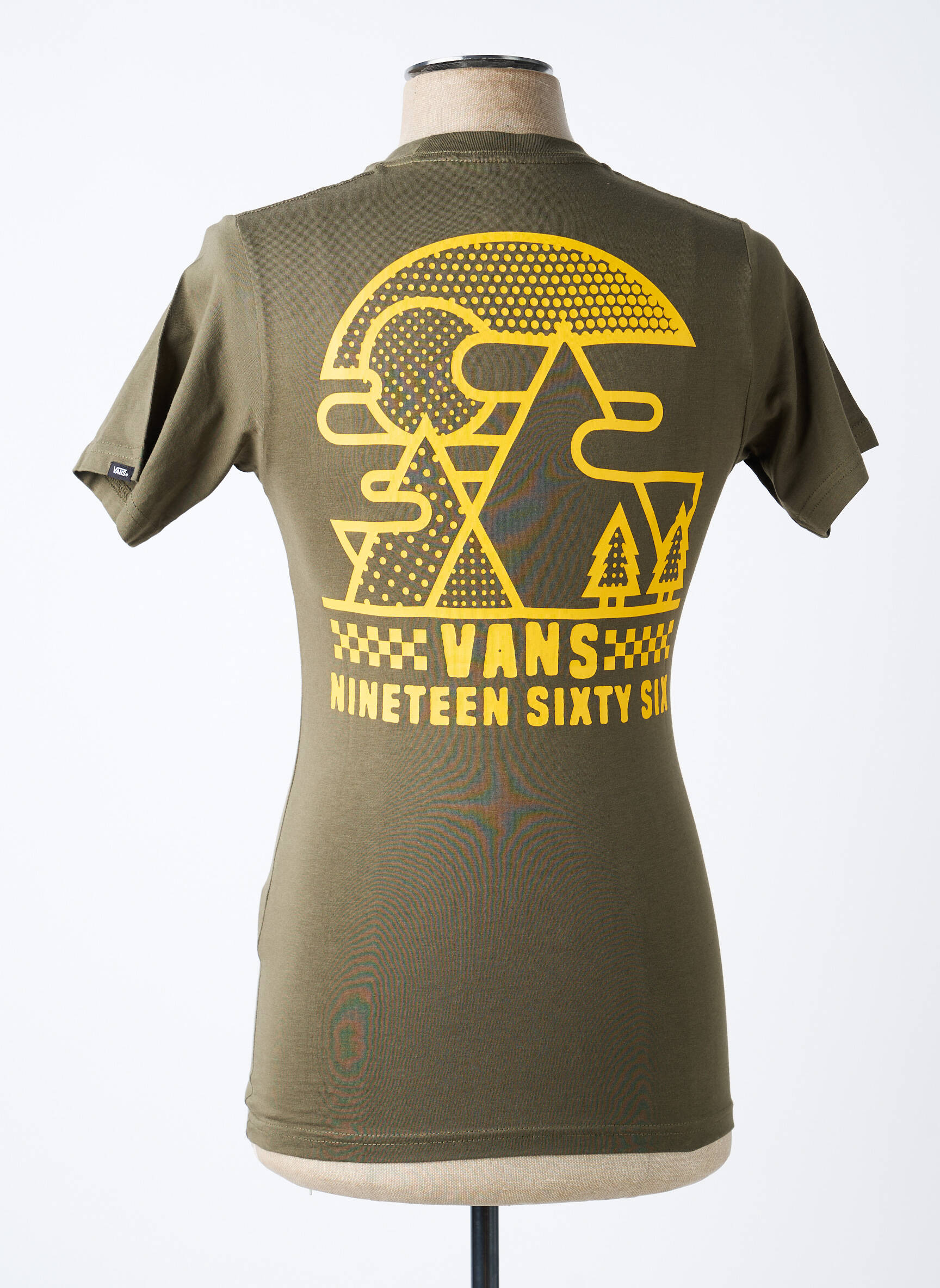 T-shirt vert VANS homme
