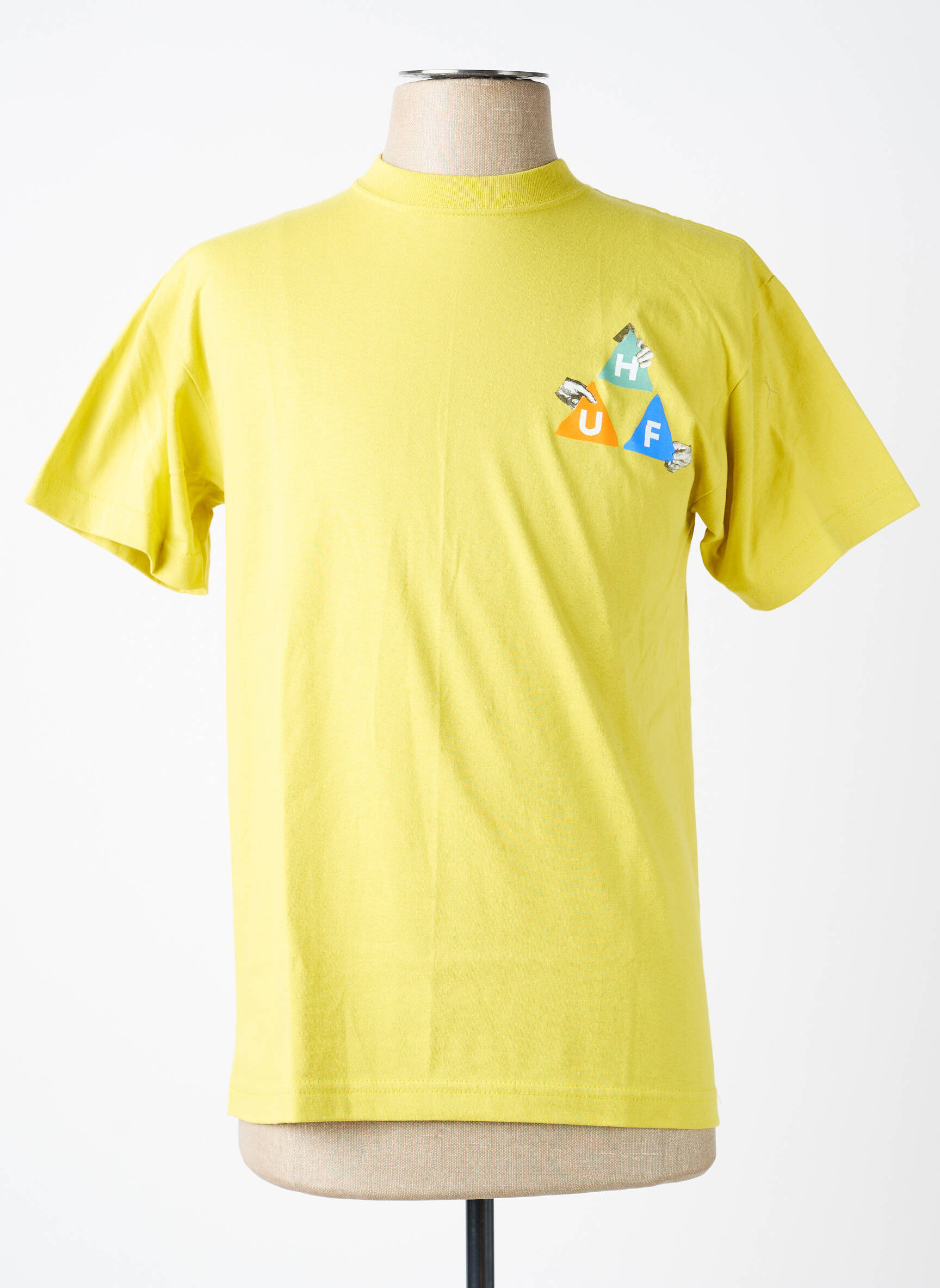 T-shirt jaune HUF homme