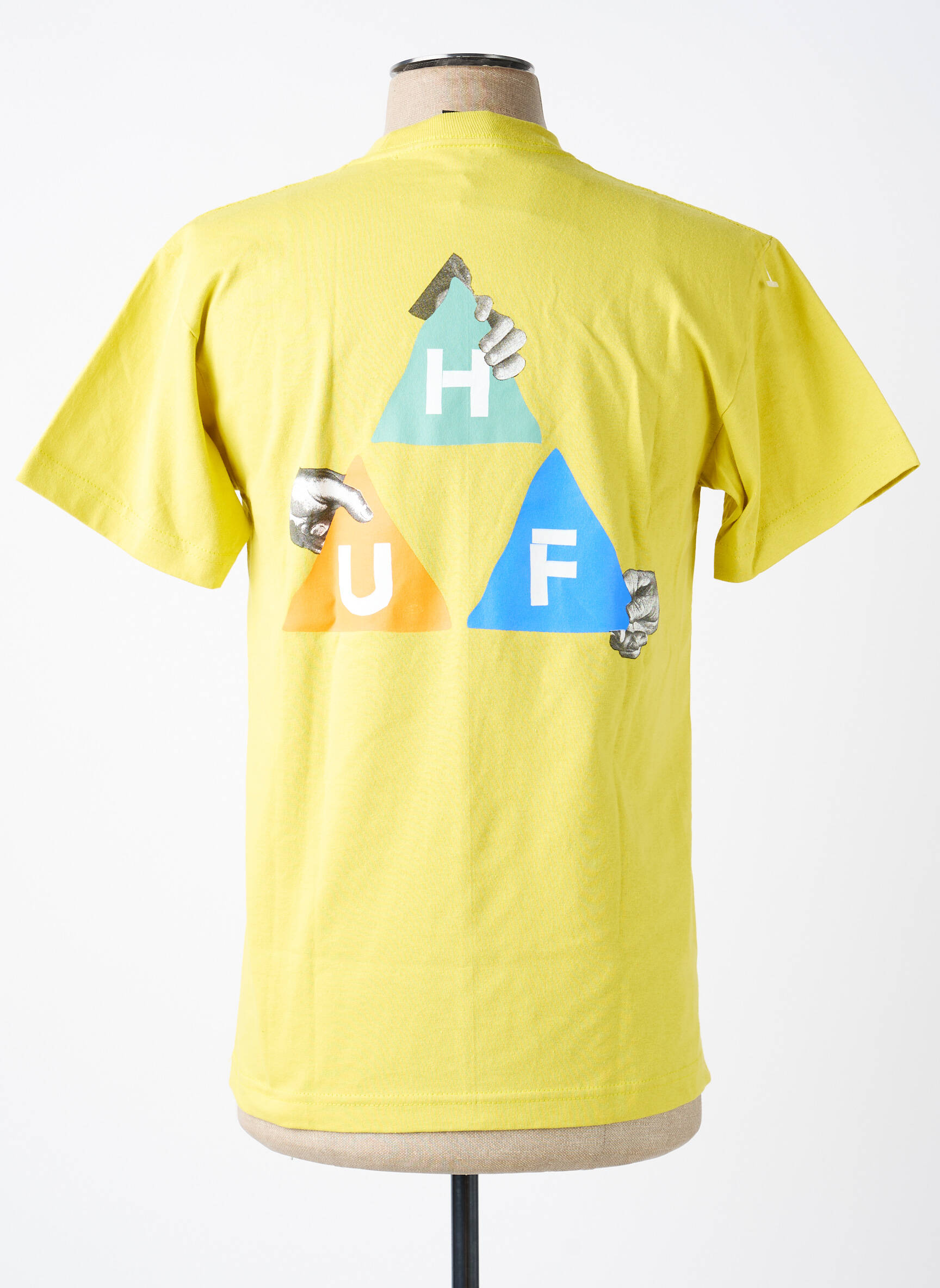 T-shirt jaune HUF homme