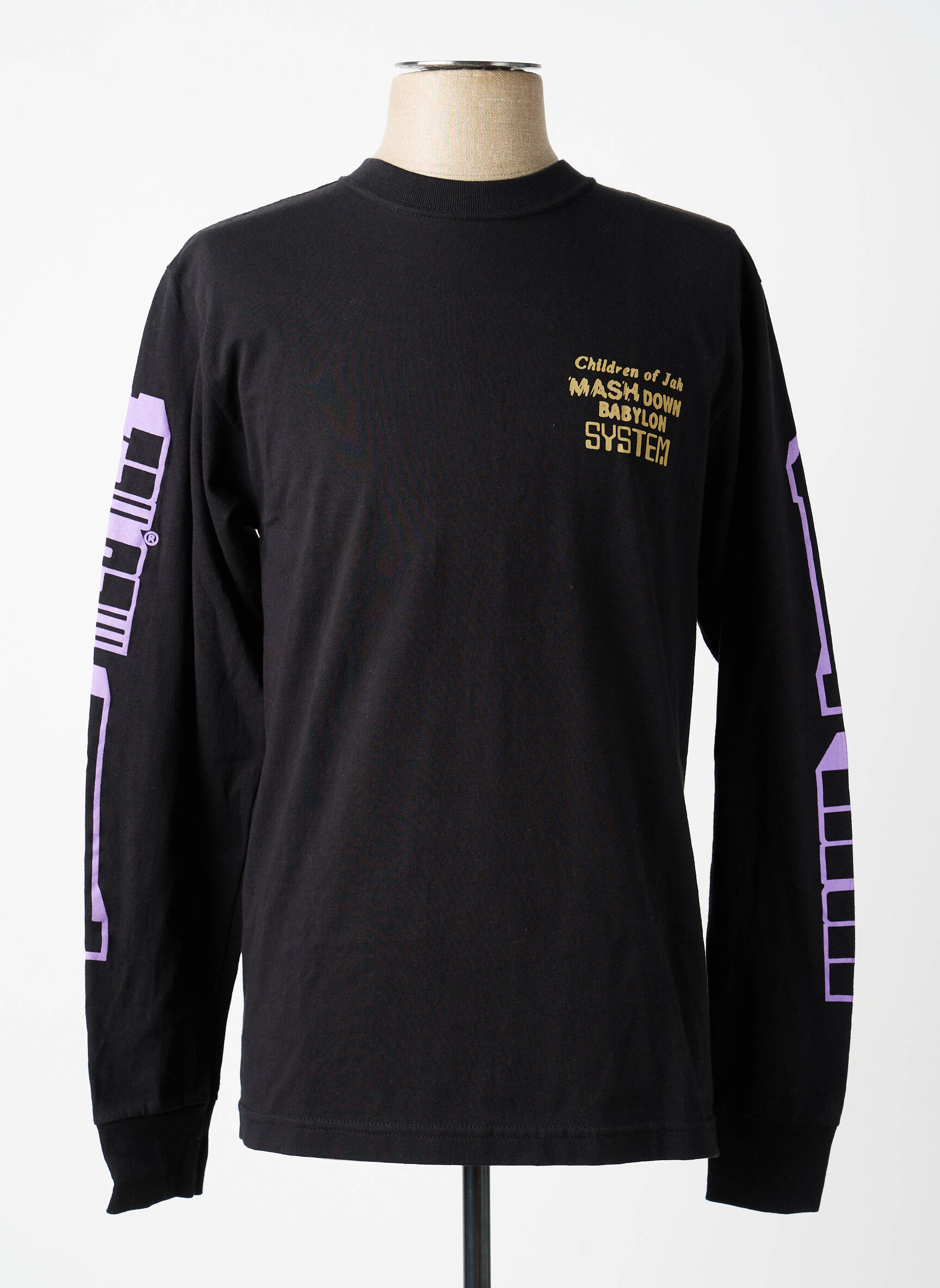 Top noir HUF homme