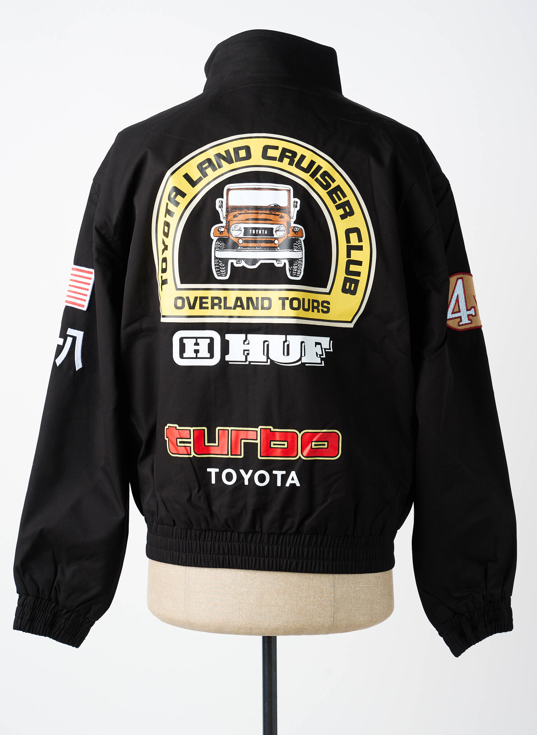 Blouson noir HUF homme