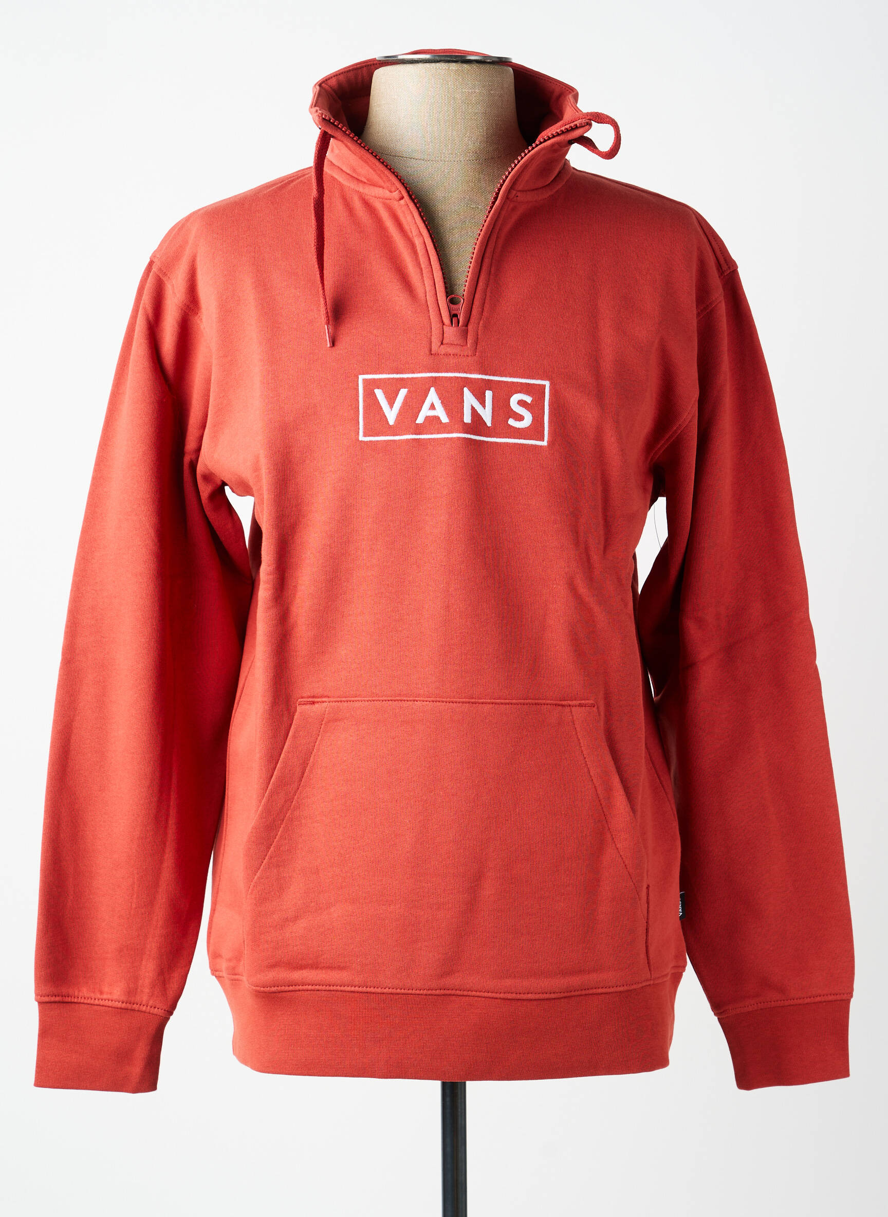 Sweat-shirt à capuche rouge VANS homme
