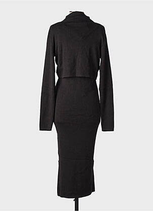 Robe mi-longue noir NOPPIES femme