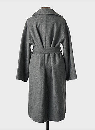 Manteau long gris GINA TRICOT femme