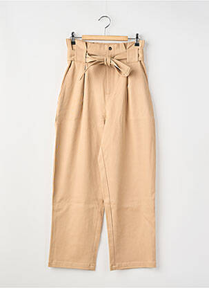 Pantalon droit beige SCOTCH & SODA femme