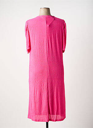 Robe mi-longue rose EVOKED VILA femme