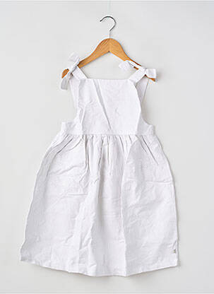 Robe courte blanc PETITE LUCETTE fille