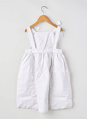 Robe courte blanc PETITE LUCETTE fille