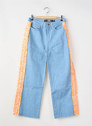Jeans coupe droite bleu KARL LAGERFELD femme