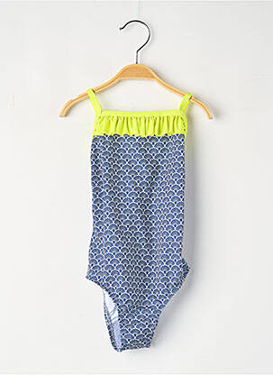 Maillot de bain 1 pièce bleu GILI'S fille