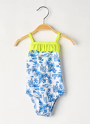 Maillot de bain 1 pièce bleu GILI'S fille