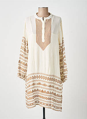 Robe courte blanc MAISON HOTEL femme