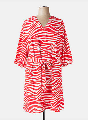 Robe courte rouge VERO MODA femme