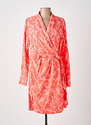 Robe courte orange OBJECT femme