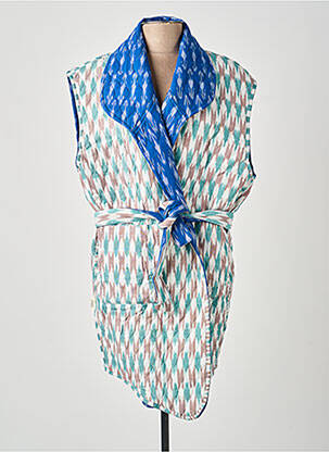 Veste kimono bleu V.DE.VINSTER femme